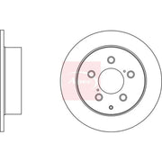 Apec 2 x Solid Rear Brake Discs DSK2716