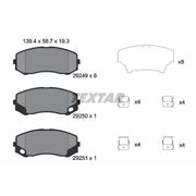 Textar Front Brake Pad Set 2924901