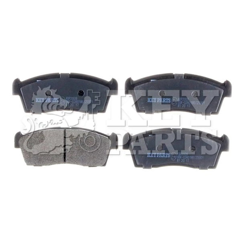 Key Parts 4 x Front Brake Pad Set KBP2009