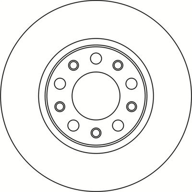 Abtex 2 x Vented Front Brake Discs BD1906V
