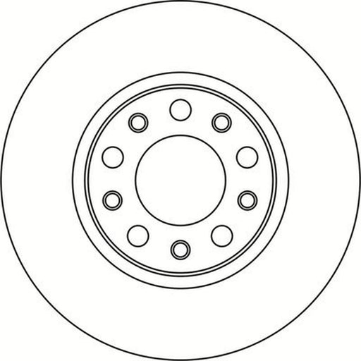 Abtex 2 x Vented Front Brake Discs BD1906V