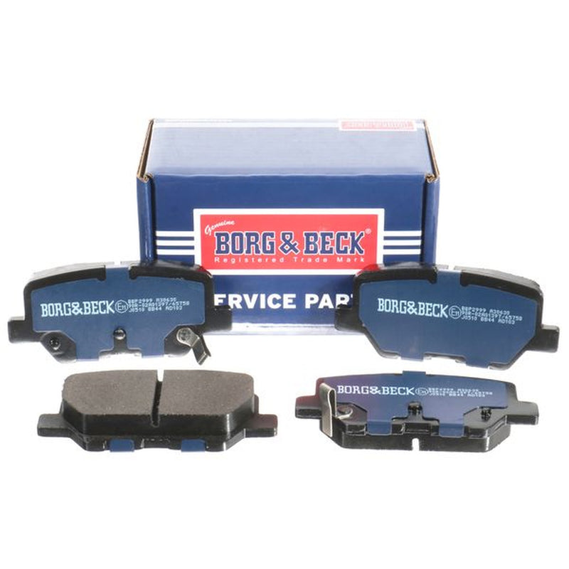 Borg & Beck 4 x Rear Brake Pad Set BBP2999