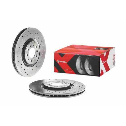 Brembo Xtra 2 x Perforated/Vented Front Brake Discs 09.7880.1X
