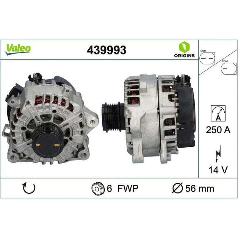 Valeo Car Alternator 12V 439993