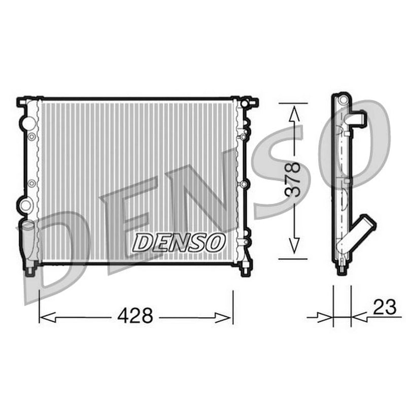 Denso Engine Radiator DRM23001