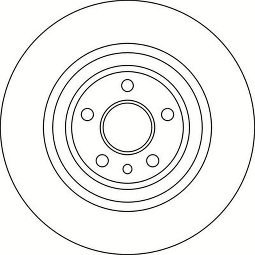 Abtex 2 x Vented Rear Brake Discs BD2130V