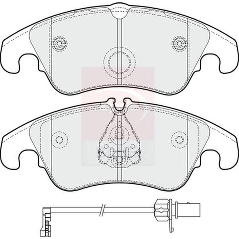 Apec Front Brake Pad Set PD3362