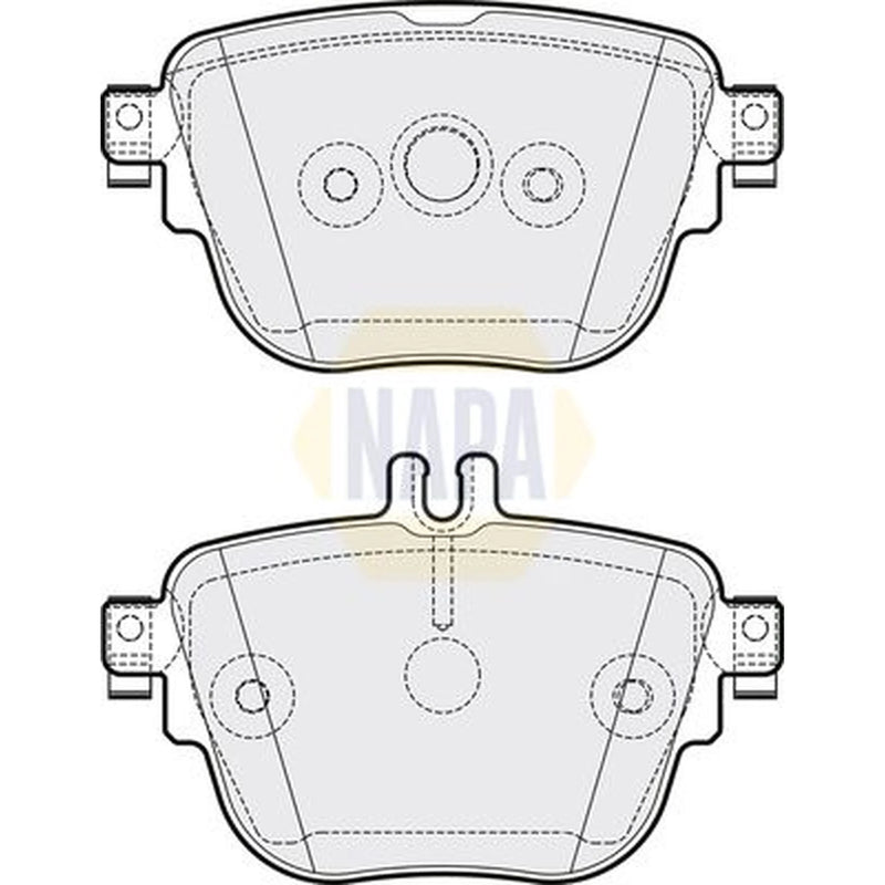 NAPA Rear Brake Pad Set NBP1669