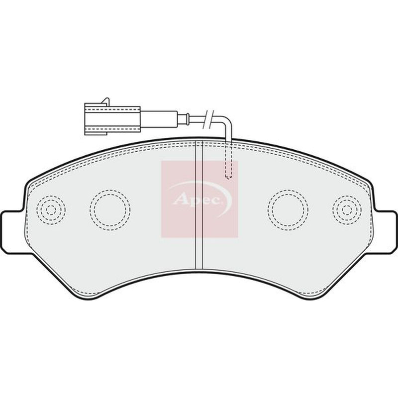 Apec Front Brake Pad Set PAD1575