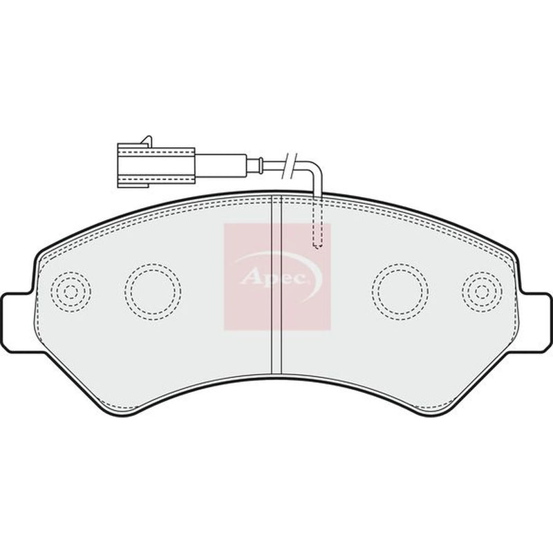 Apec Front Brake Pad Set PAD1575