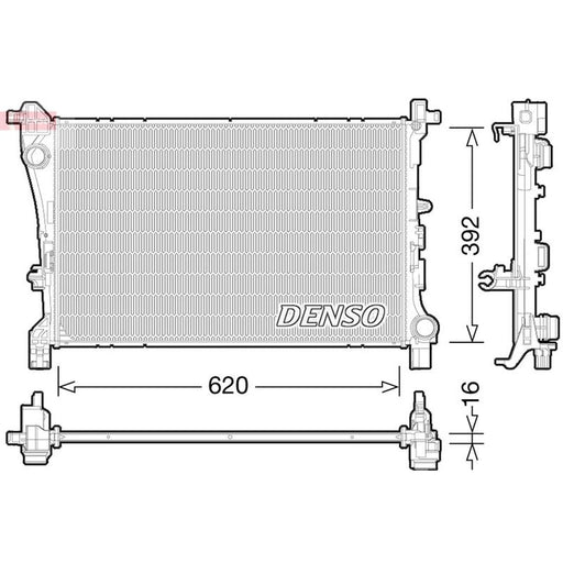 Denso Engine Radiator DRM09166