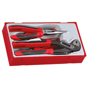 Teng Tools Plier Set TT1 4 Pieces TPR Grip