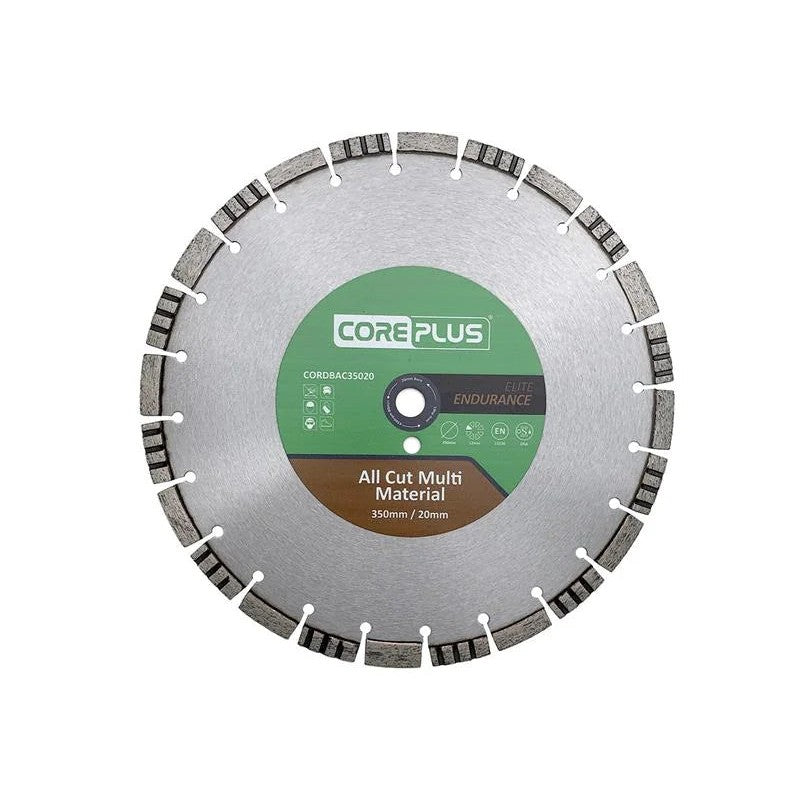 CorePlus Elite All Cut Multi-Material Diamond Blade 350 x 20mm - CORDBAC35020