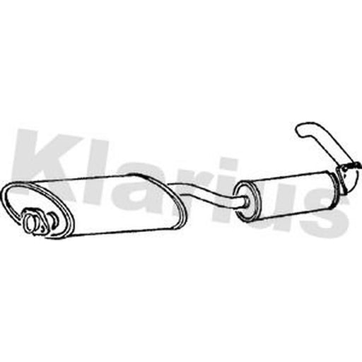 Klarius Box With Tail Pipe Rear FE55H