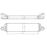 NRF Intercooler (Charge Air Cooler) 309067