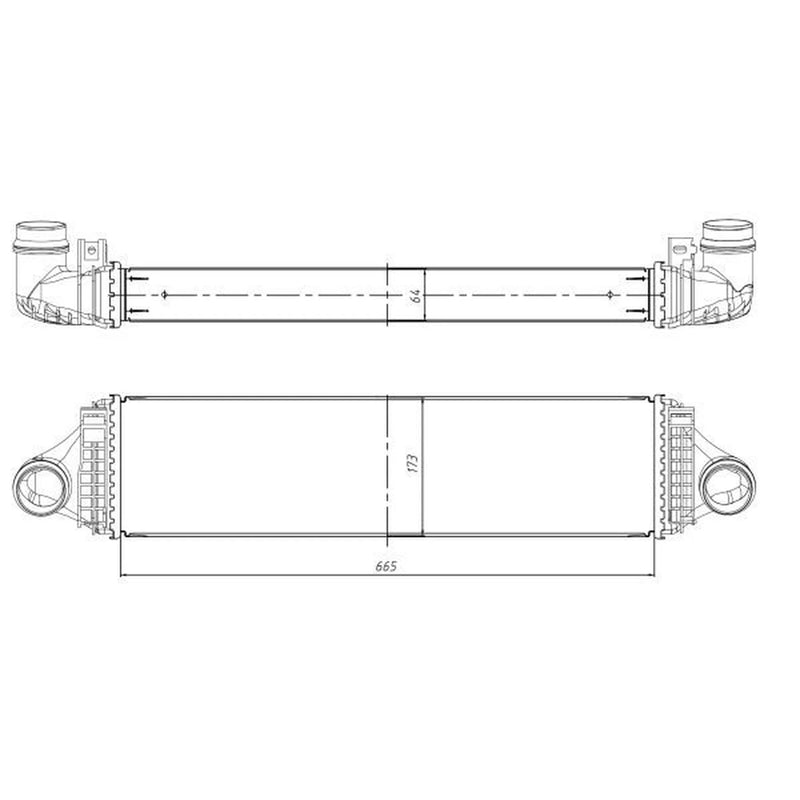 NRF Intercooler (Charge Air Cooler) 309067