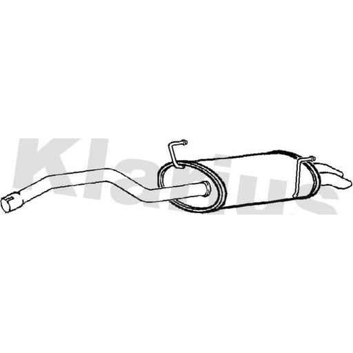 Klarius Box With Tail Pipe Rear PG718Q