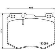 DON Front Brake Pad Set PCP2211