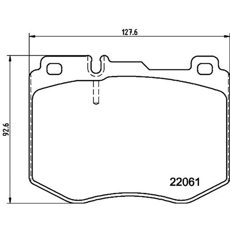 DON Front Brake Pad Set PCP2211