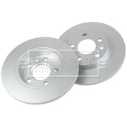 Borg & Beck 2 x Rear Brake Discs BBD4214
