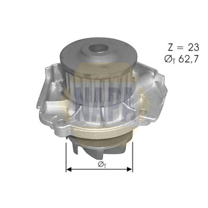 NAPA Engine Cooling Water Pump NWP1500
