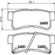Mintex Rear Brake Pad Set MDB2295