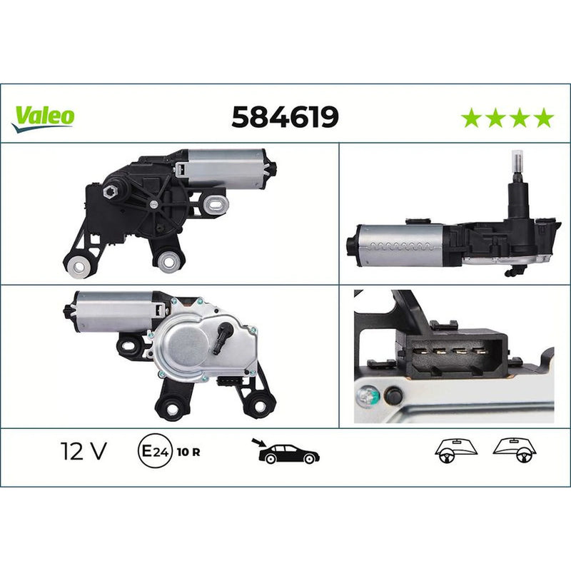 Valeo Front/Rear Wiper Motor Rear 584619