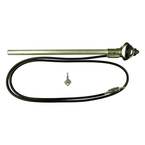 Celsus Aerial - Large Head Wing Mount - AM/FM - Chrome Celsus  - Town Parts