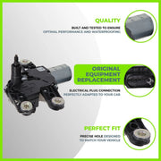Valeo Front/Rear Wiper Motor Rear 582718