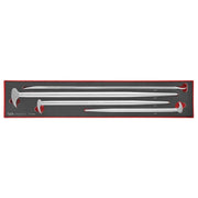 Teng Tools Pry Bar Set FOAMX4 4 Pieces