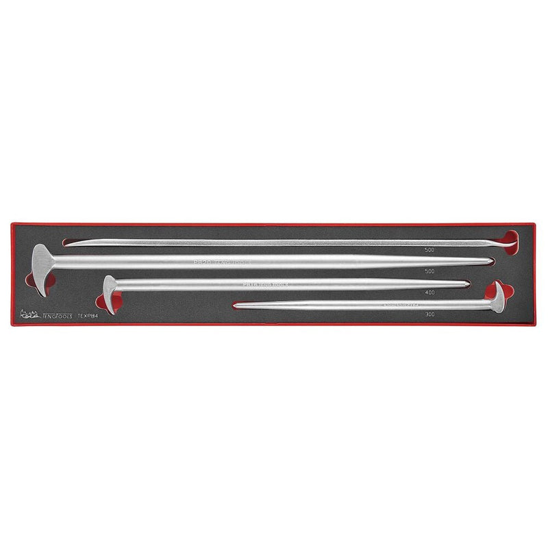 Teng Tools Pry Bar Set FOAMX4 4 Pieces
