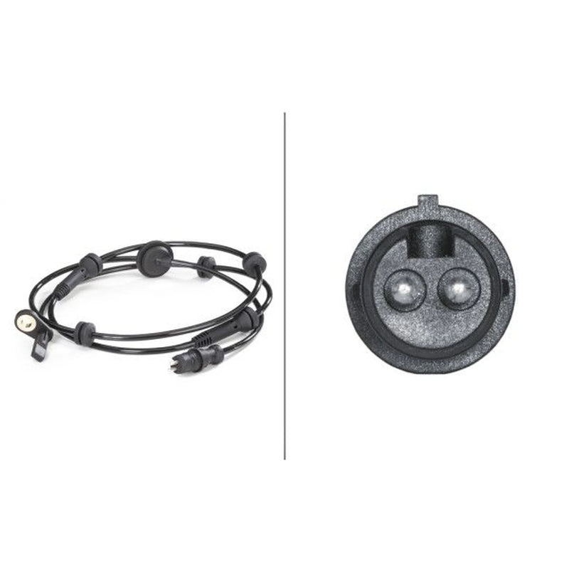 Hella ABS Wheel Speed Sensor Front Right 6PU 009 106-781