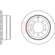 Apec 2 x Vented Rear Brake Discs DSK2107
