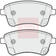 Apec Front Brake Pad Set PAD1787