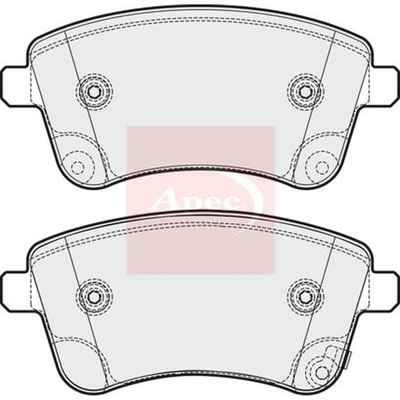 Apec Front Brake Pad Set PAD1787