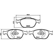 DON Front Brake Pad Set PCP1140