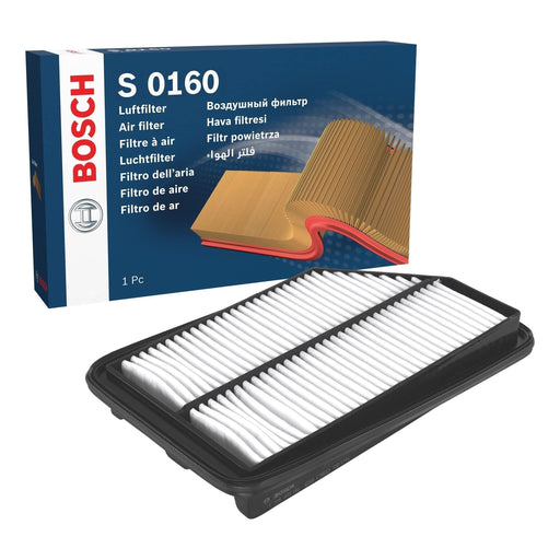 Bosch Car Air Filter S0160 Fits Honda Civic I-Ctdi|I-Ctdi Gt Type S|I-Ctdi Type Bosch  - Town Parts