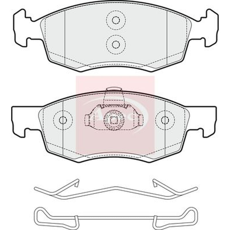 Apec Front Brake Pad Set PAD2017