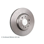 Blue Print 2 x Internally Vented Front Brake Discs ADA104343