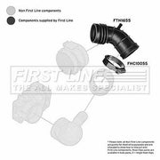 First Line Air Filter Intake Hose NBR (nitrile butadiene rubber) FTH1655
