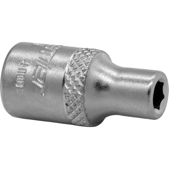 Sealey 1/4"Dr Socket 4mm (Micro Satin Finish)