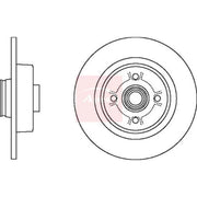 Apec 2 x Rear Brake Discs DSK2398