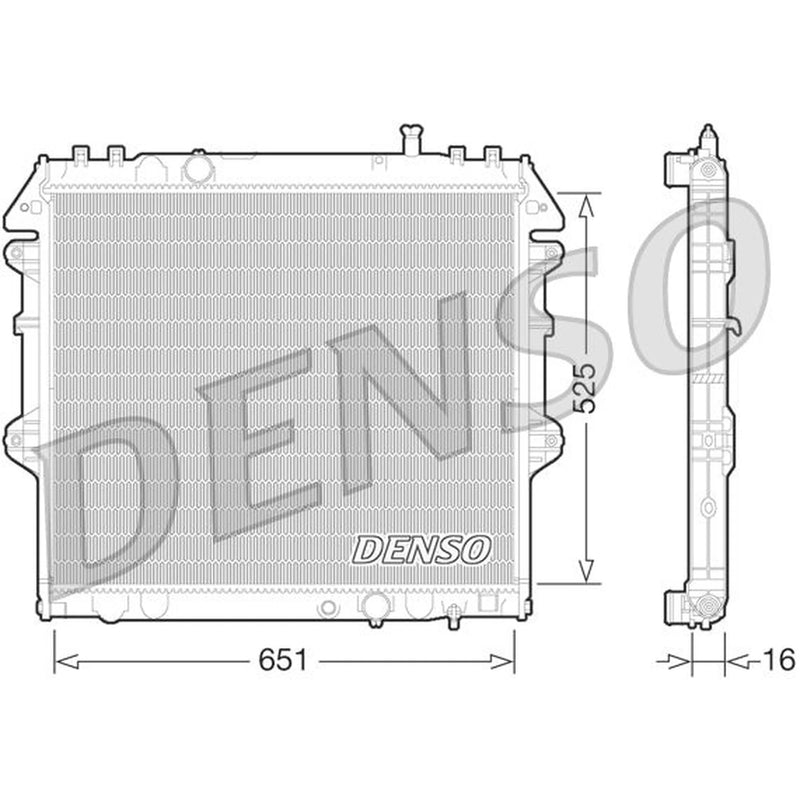 Denso Engine Radiator DRM50069