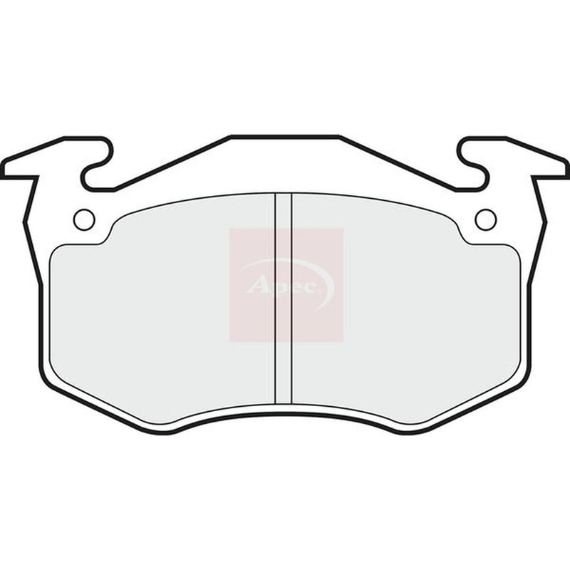 Apec Rear Brake Pad Set PAD573
