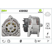 Valeo Car Alternator 12V 439592