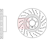 Apec 2 x Vented Front Brake Discs DSK3251
