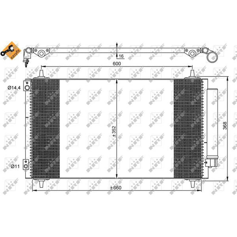 NRF Air Conditioning Condenser 35935
