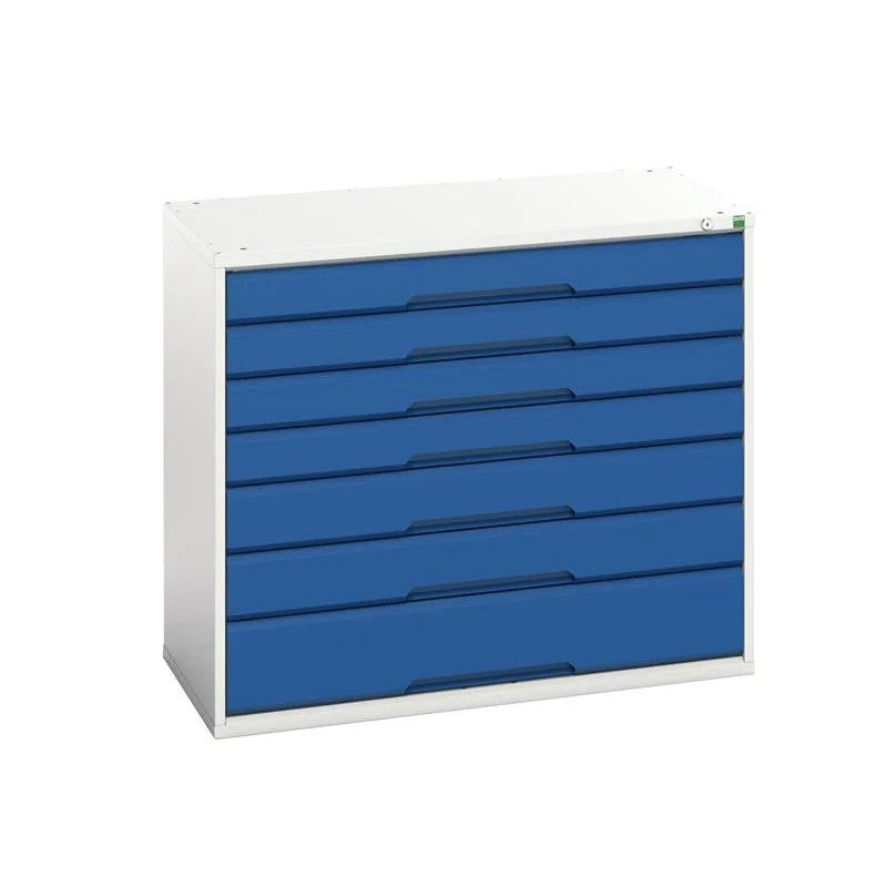 Bott Verso 7 Drawer Cabinet 1050 x 900mm Gentian Blue - 16925229.11