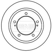 Borg & Beck Front Brake Discs BBD5251
