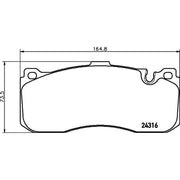 Mintex Front Brake Pad Set MDB2974
